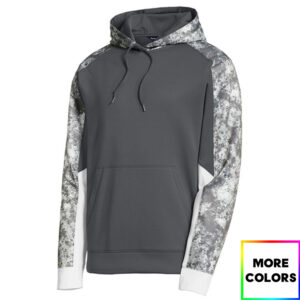 Sport-Wick Mineral Freeze Fleece Colorblock Hooded Pullover
