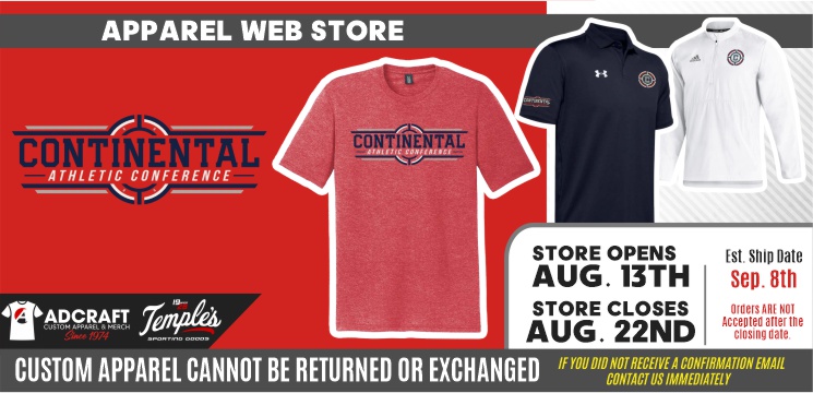 Read more about the article Protected: Continental Athletic Conference 2021 AD’s Apparel