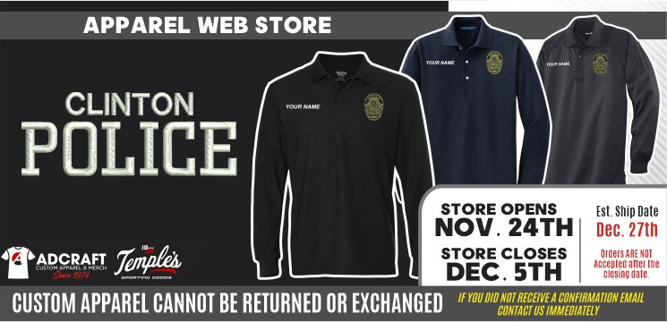 Read more about the article Protected: Clinton Police Department Uniforms 2021