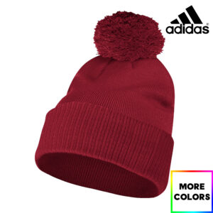 Adidas Solid Cuff Pom Beanie