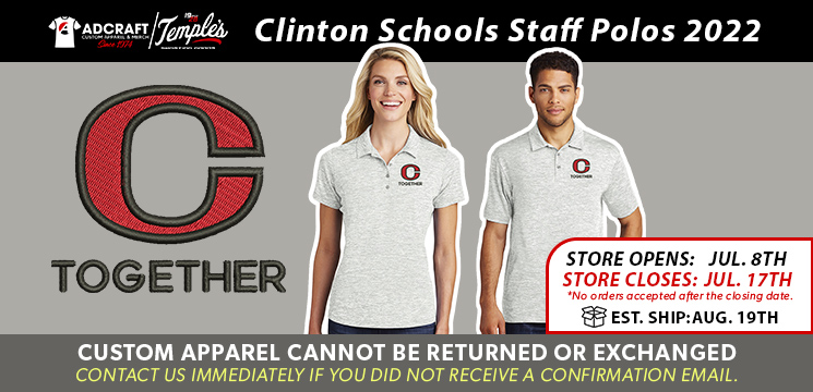 Read more about the article Protected: Clinton Schools Staff Polos 2022