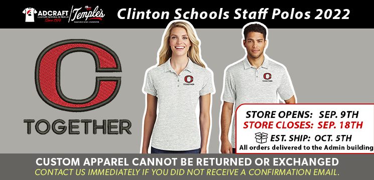 Read more about the article Protected: Clinton Schools Staff Polos 2022 Fill-In