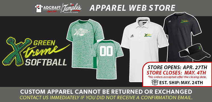 Read more about the article Green Xtreme Softball 2023 Player Gear