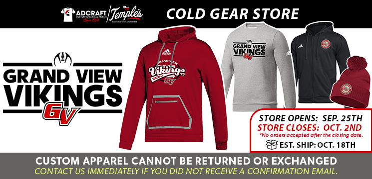 Read more about the article Grand View Football Fall Cold Gear