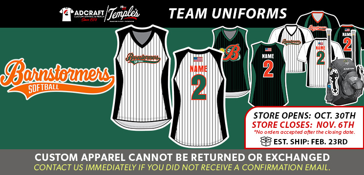 Read more about the article Barnstormer Softball 2024 Team Uniforms