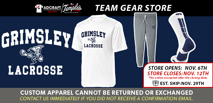 Read more about the article Grimsley Lacrosse Required Team Gear 2023