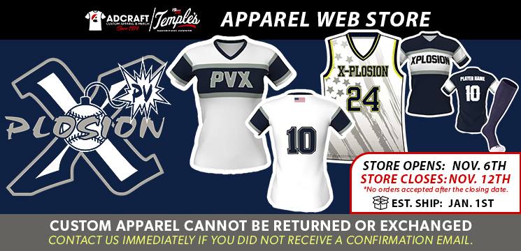 Read more about the article PV X Plosion Softball Uniforms 2024