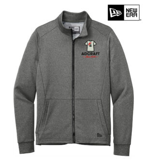 Adcraft New Era Performance Terry Full Zip-Graphite Heather