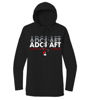 Adcraft District Women’s Featherweight French Terry Hoodie-Black