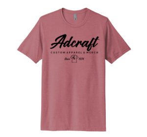 Adcraft Next Level Unisex Poly/Cotton Short Sleeve Tee-Smoked Paprika