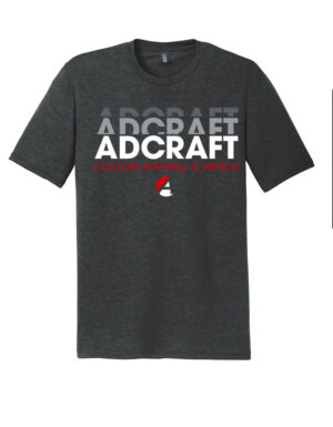 Adcraft District Perfect Triblend Short Sleeve Tee-Black Frost