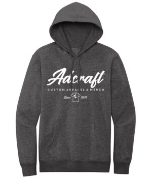 Adcraft District V.I.T. Fleece Hoodie-Heathered Charcoal