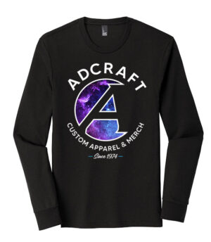 Adcraft District Perfect Triblend Long Sleeve Tee-Black