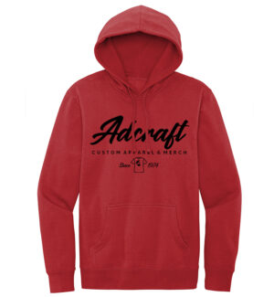 Adcraft District VIT Fleece Hoodie-Classic Red