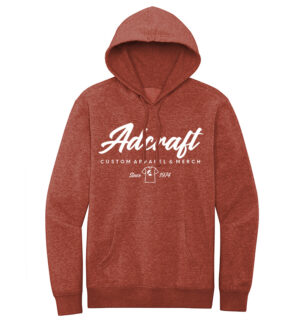 Adcraft District VIT Fleece Hood-Heathered Russet