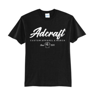 Adcraft Unisex Basic Short Sleeve Tee-Black