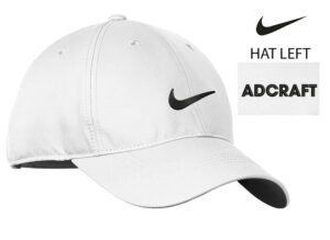 Adcraft Nike Dri Fit Swoosh Front Cap-White/Black