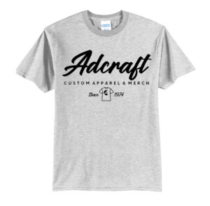 Adcraft Unisex Basic Short Sleeve Tee-Ash