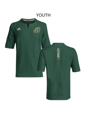 Barnstormer Bombers Adidas Icon YOUTH Cage Jacket-Dark Green