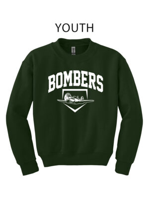 Barnstormer Bombers Unisex Basic Crewneck Sweatshirt Youth-Forest