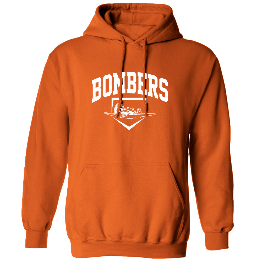 Barnstormer Bombers Unisex Basic Hooded Sweatshirt Orange barnstormer-bombers-unisex-basic-hooded-sweatshirt-orange