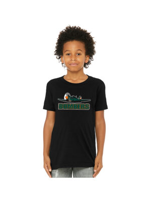 Barnstormer Bombers premium YOUTH Short Sleeve Tee-Black