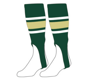 Trojan BB Team TCK Stirrups-White/Green/ Gold