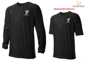 Trojan BB Team Evoshield Long sleeve BP Jacket with removable sleeves – Black