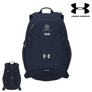 Spartans Volleyball Under Armour Hustle 5.0 Team Backpack-Navy