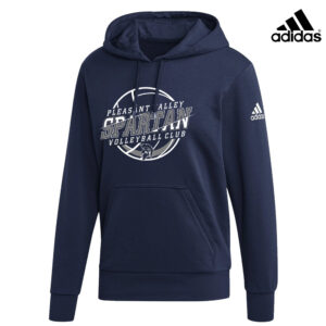 Spartans Volleyball Adidas Fleece Hooded Unisex Sweatshirt-Navy