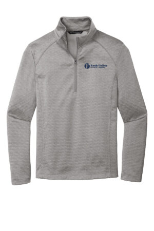 RV Physical Therapy Port Authority Diamond Heather Fleece 1/4 Zip Pullover-Gusty Grey Heather