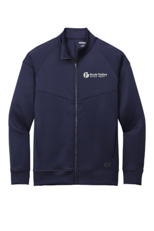 RV Physical Therapy OGIO Men ENDURANCE Modern Performance Full Zip-Navy