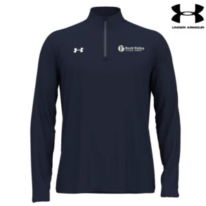 RV Physical Therapy Under Armour Men Long Sleeve Team Tech 1/4 Zip-Navy