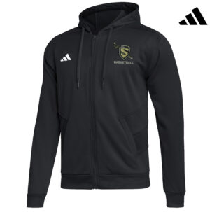 Streamwood Basketball Adidas Men Travel Knit Jacket-Black