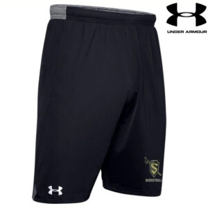Streamwood Basketball Under Armour Locker Men 9 inch Pocketed Shorts-Black