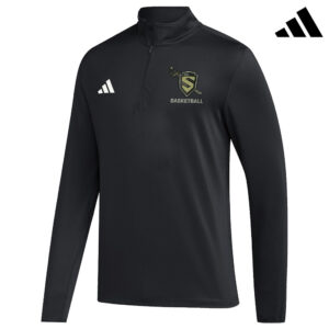 Streamwood Basketball Adidas Men 1/2 Zip Jacket-Black