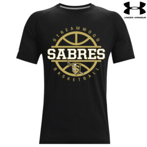 Streamwood Basketball Under Armour Cotton Blend Tee-Black