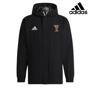 Valley Tigers Soccer Adidas Men Entraded 22 All Weather Jacket-Black