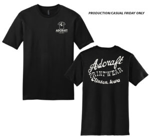 Adcraft Unisex Premium Fashion Fit Short Sleeve Tee-Black