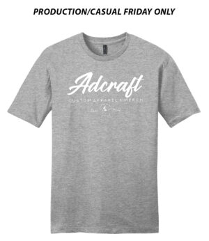 Adcraft Unisex Premium Fashion Fit Short Sleeve Tee-Light Heather Grey