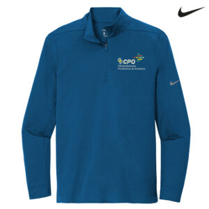 CPO Nike Dry 1/2 Zip Cover Up Heather Men-Gym Blue
