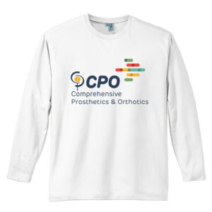 CPO District Unisex Perfect Weight Long Sleeve Tee-White