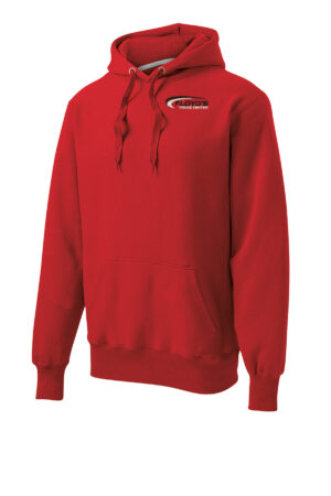 02. Floyd’s Truck Center Company Store Sport Tek Super Heavyweight Pullover Hooded Sweatshirt-Red