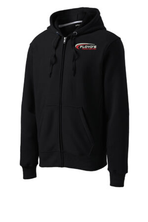 04. Floyd’s Truck Center Company Store Sport Tek Super Heavyweight Full Zip Hooded Sweatshirt-Black
