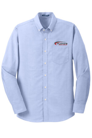 06. Floyd’s Truck Center Company Manager Store Port Authority SuperPro Oxford Shirt-Oxford Blue