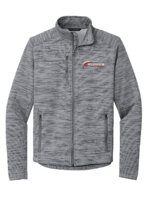 25. Floyd’s Truck Center Company Manager Store Digi Stripe Fleece Jacket-Grey