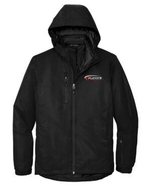 21. Floyd’s Truck Center Company Store Vortex Waterproof 3-in-1 Jacket-Black
