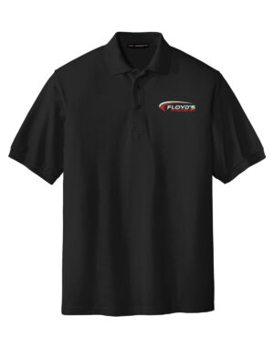 34. Floyd’s Truck Center Company Store Port Authority Silk Touch Polo-Black