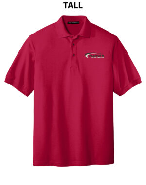 36. Floyd’s Truck Center Company Store TALL Port Authority Silk Touch Polo-Red