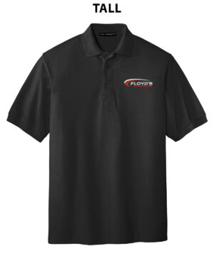 38. Floyd’s Truck Center Company Store TALL Port Authority Silk Touch Polo-Black